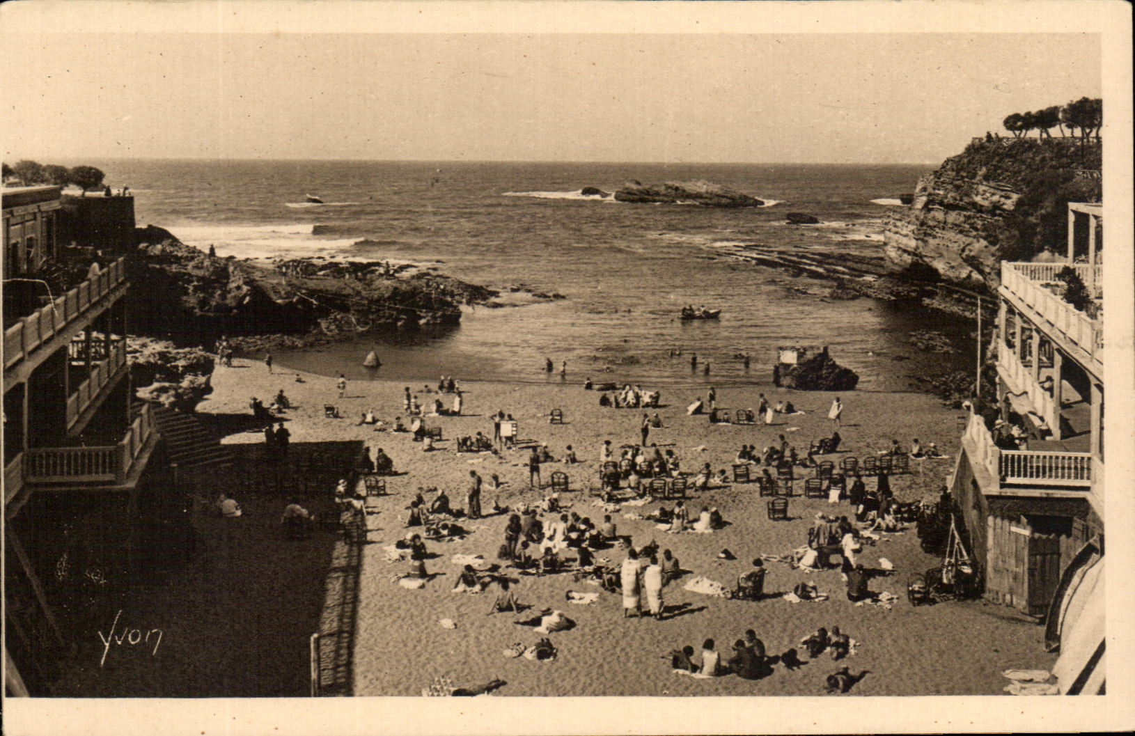 CPA Biarritz La Plage du Port Vieux