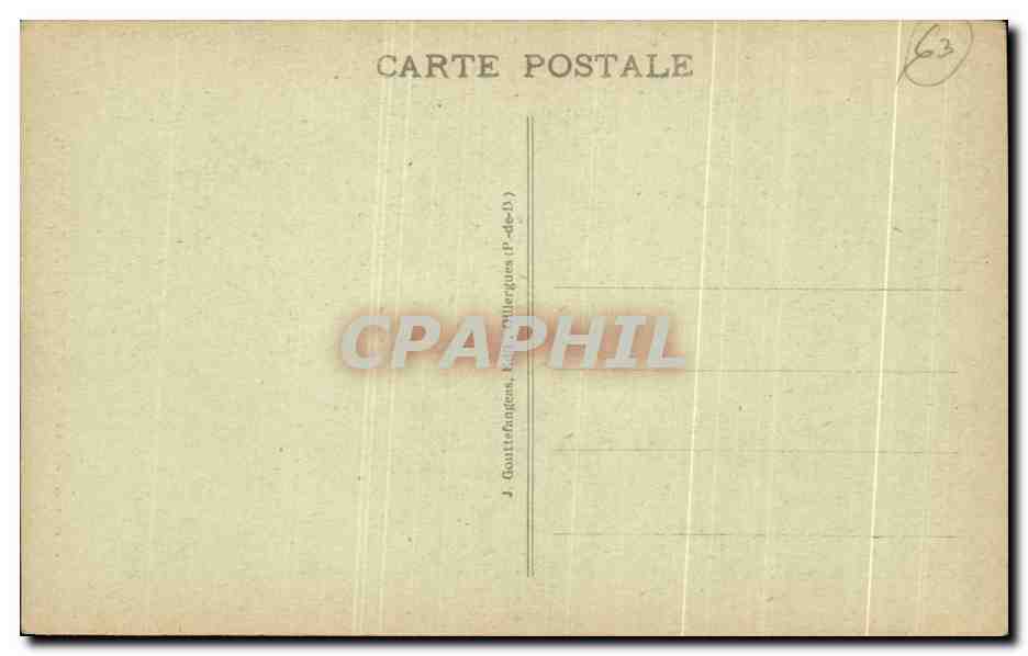 Clermont-Ferrand — Entrée du Théâtre — G.D'O. n°1048 — Reverso