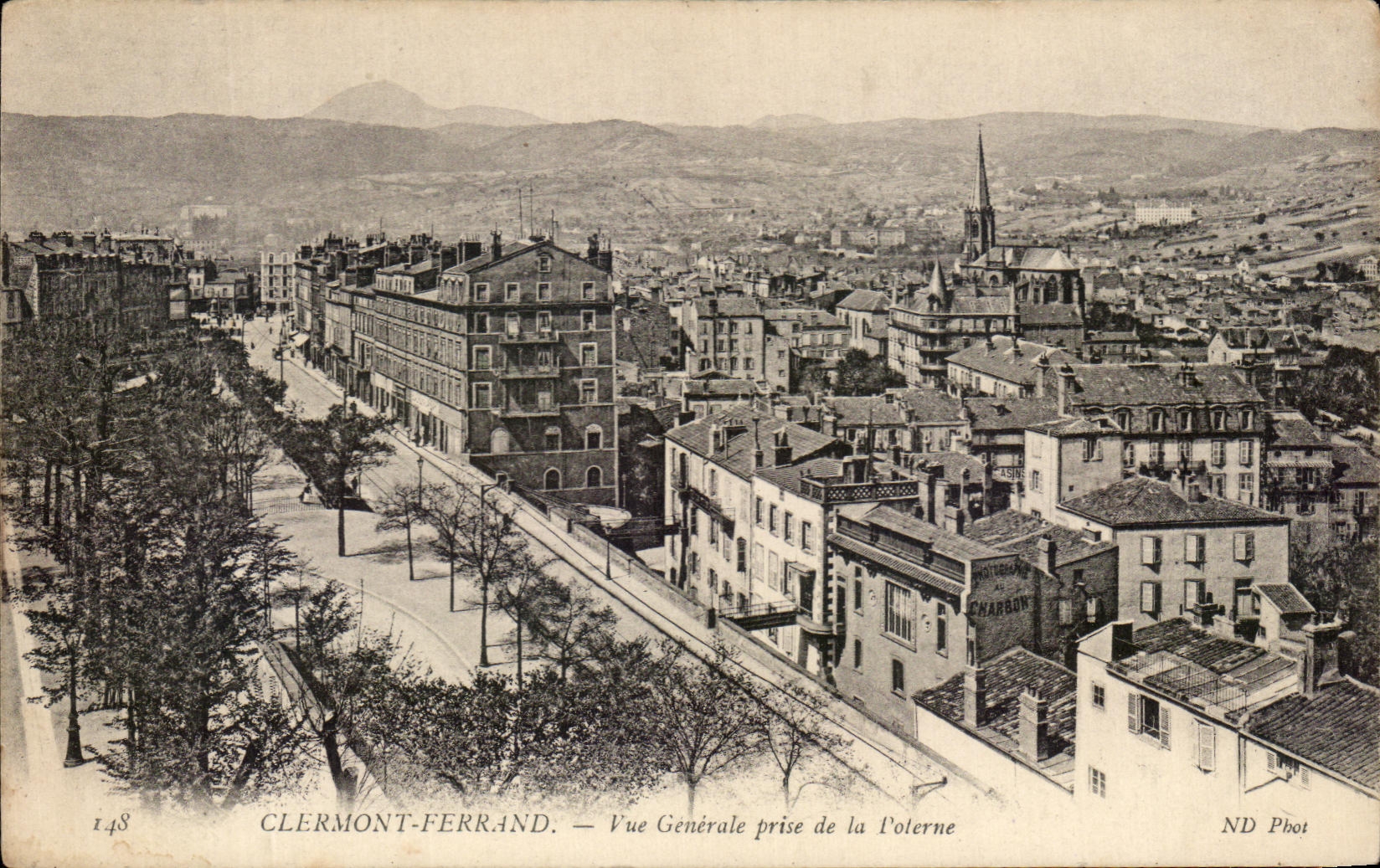 CPA Clermont Ferrand Vue Generale Prise de la Poterne
