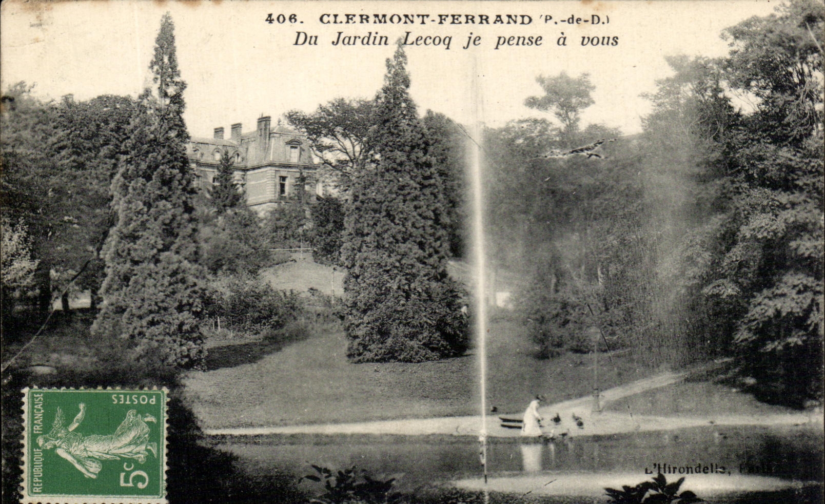 Jardin Lecoq — Clermont-Ferrand — L’Hirondelle, éditeur