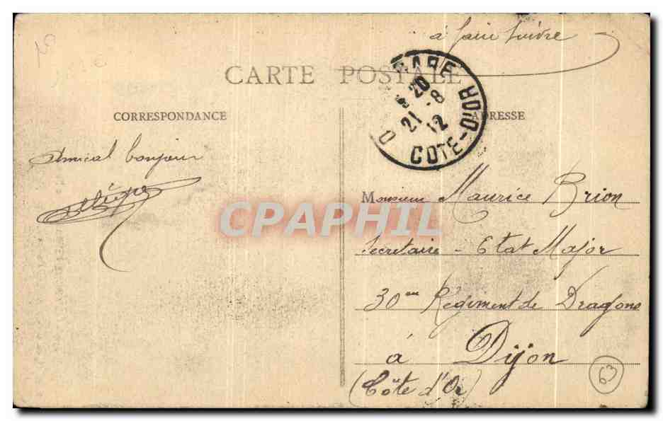 Clermont-Ferrand — Le Portail N. de la Cathédrale — Bougé, 21 rue de l'Écu — Reverso