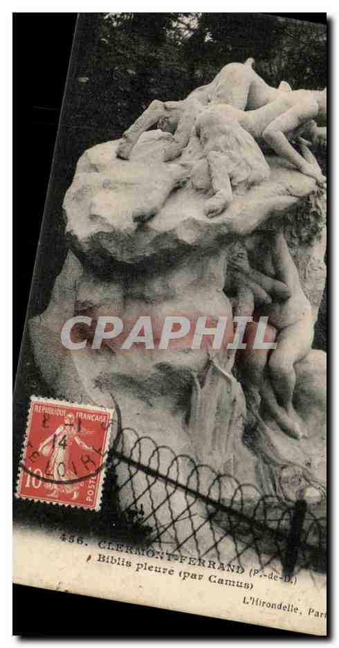CPA Clermont Ferrand Biblis Pleure par Camus 