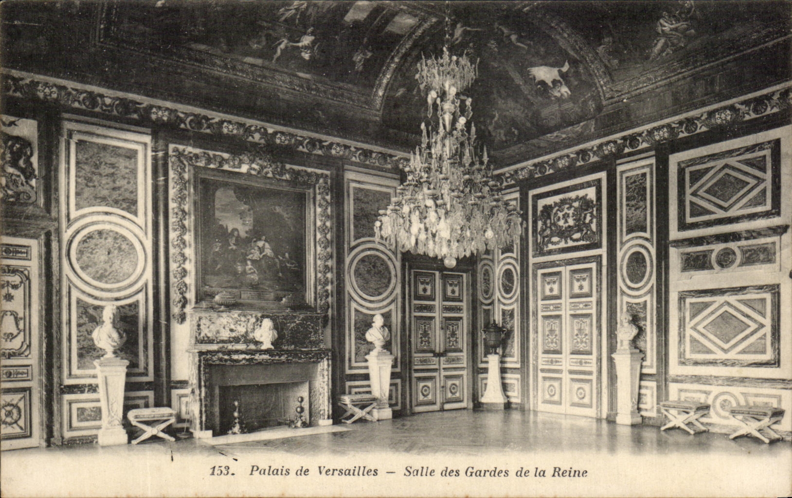 Palais de Versailles — Salle des Gardes de la Reine — éditeur anonyme, n° 153