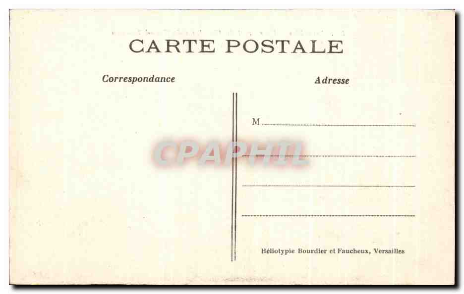 CPA Versailles Bras droit du Canal Vu du Grand Trianon — Verso