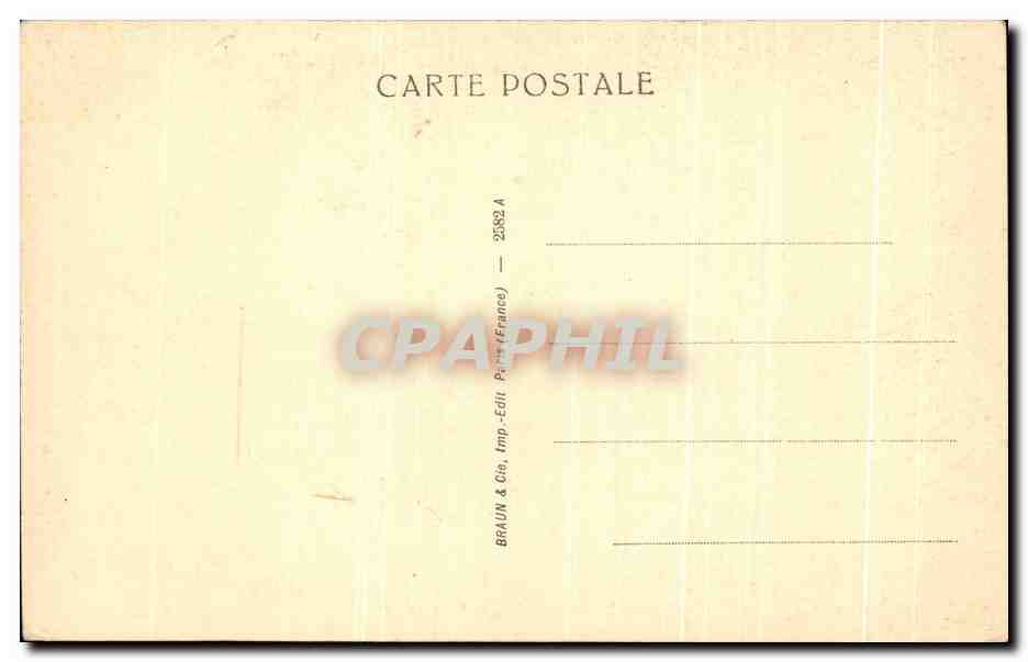 CPA Chateau De Versailles Facade Du Palais  — Rückseite