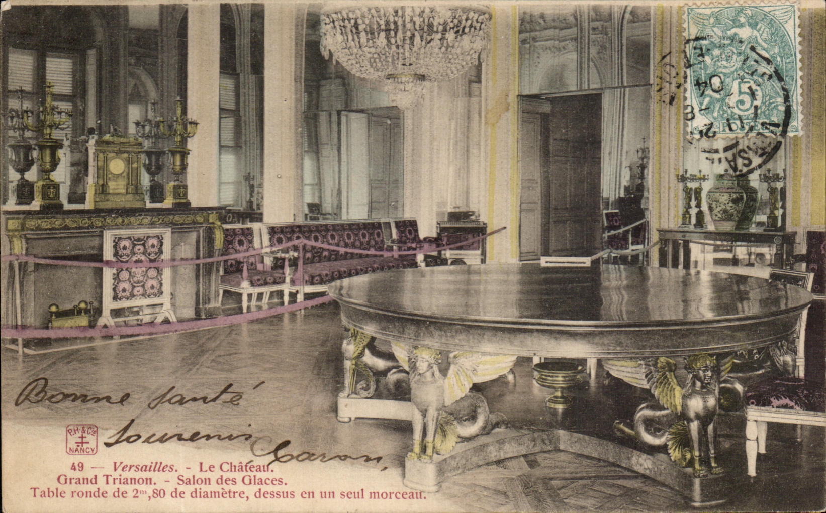 Versailles - Le Château. Grand Trianon - Salon des Glaces — éditeur NANCY, n°49