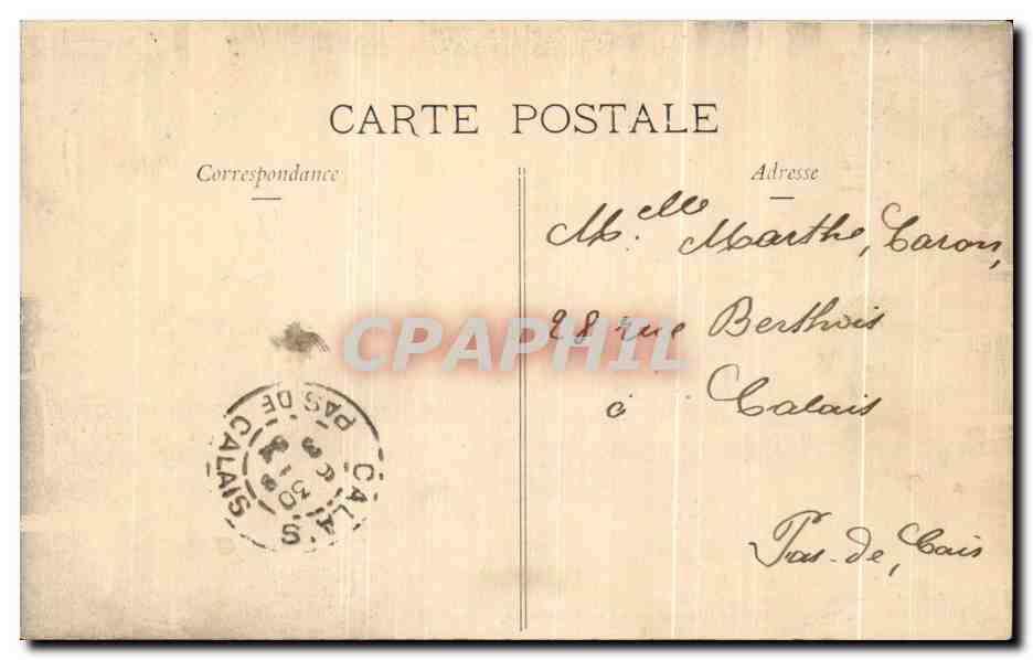 Versailles - Le Château. Grand Trianon - Salon des Glaces — éditeur NANCY, n°49 — Verso