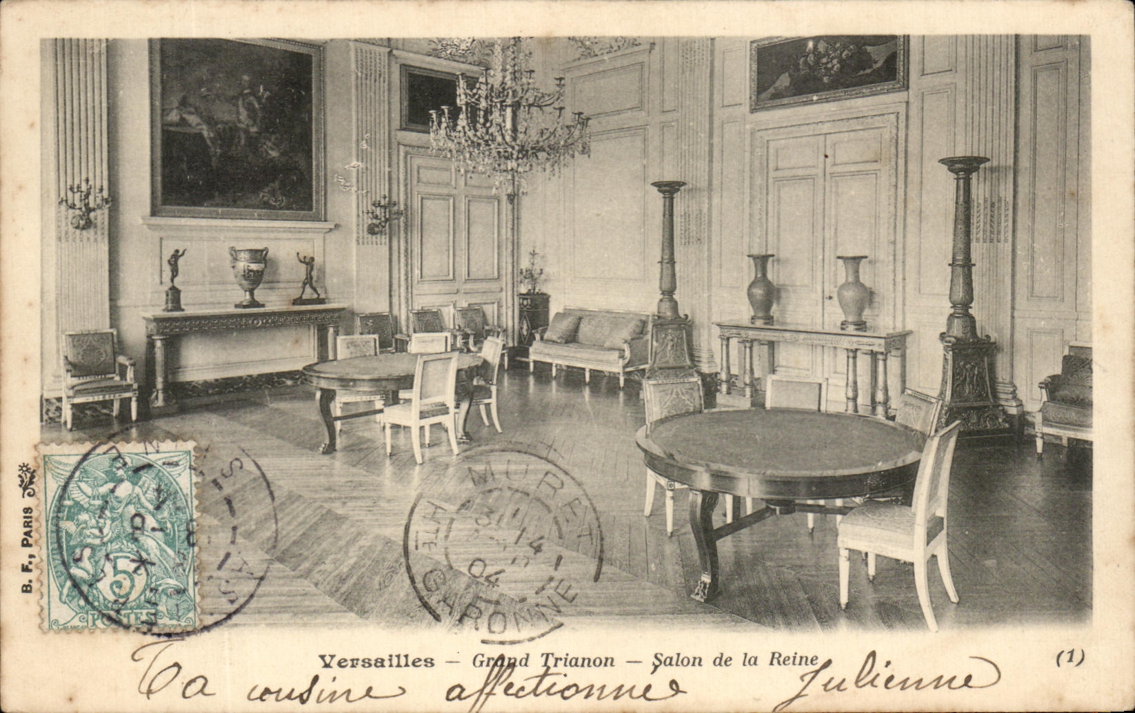 CPA Versailles Grand Trianon Salon de la Reine