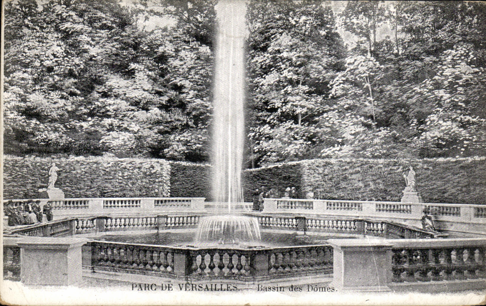 Parc de Versailles — Bassin des Dômes — éditeur non identifié