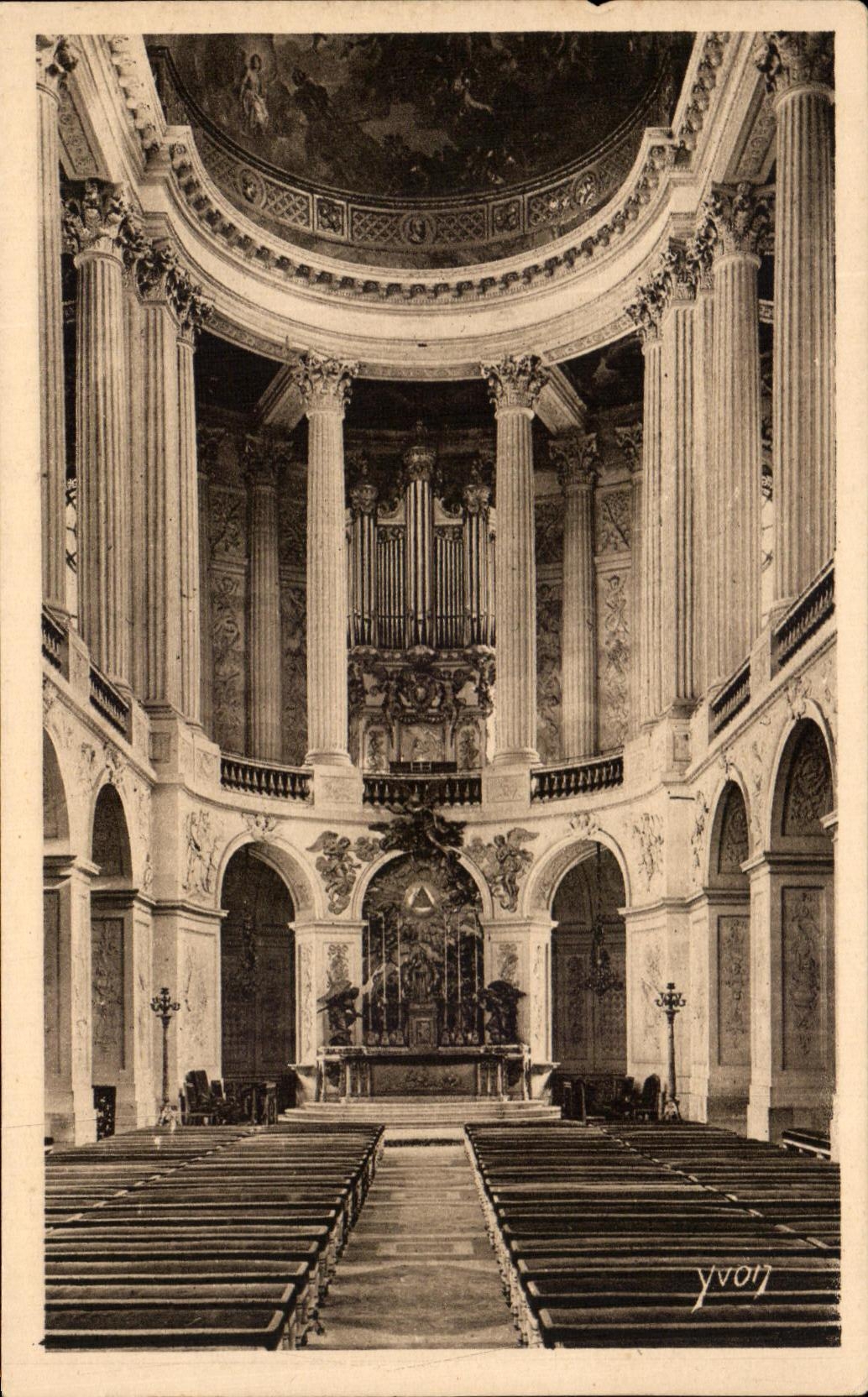 CPA Splendeurs Et Charmes De Versailles la Chapelle du Palais Orgue