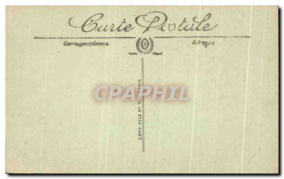 Jardins de Versailles — Le Char d'Apollon — éditeur LL, n° 119 — Verso