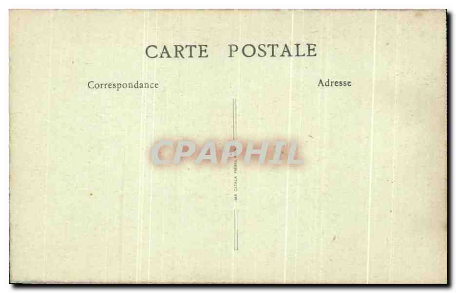 CPA Parc de Versailles Petit Trianon Voiture du Sacre  — Verso