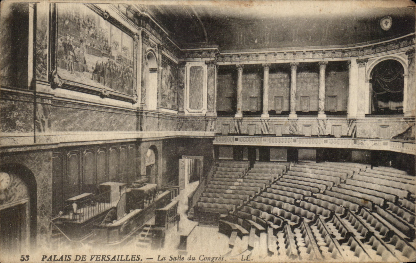 Palais de Versailles — La Salle du Congrès — LL. — N° 53