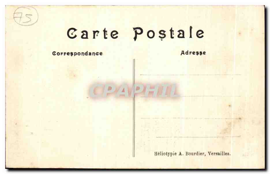 CPA Versailles Musee des Voitures Carrosse servant aux receptions des souverains etrangers — Verso