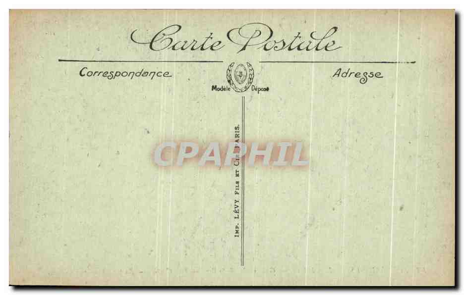 CPA Versailles Le Chateau Galerie des Batailles  — Verso