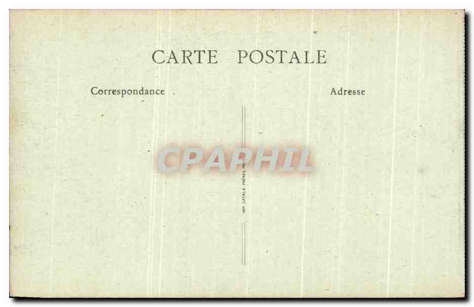 CPA Palais De Versailles Le Petit Trianon  — Verso