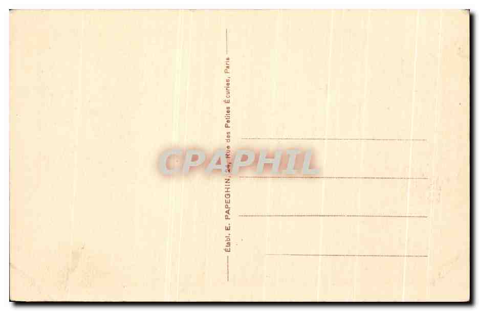 Versailles — Intérieur de la Chapelle — A.P. n° II — Verso