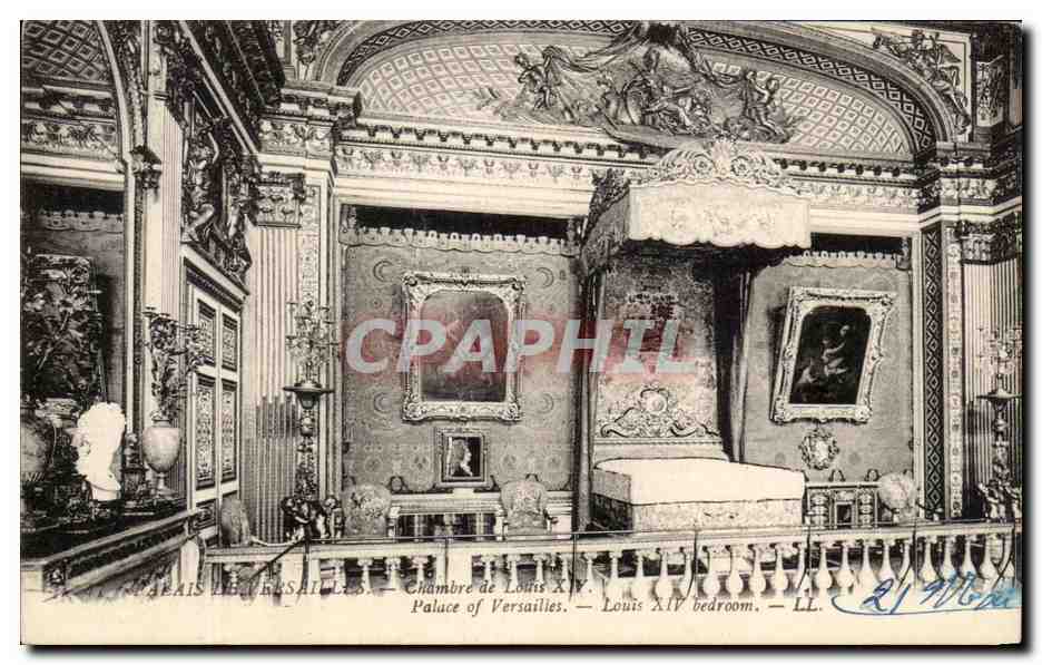CPA Chambre de Louis XIV Versailles
