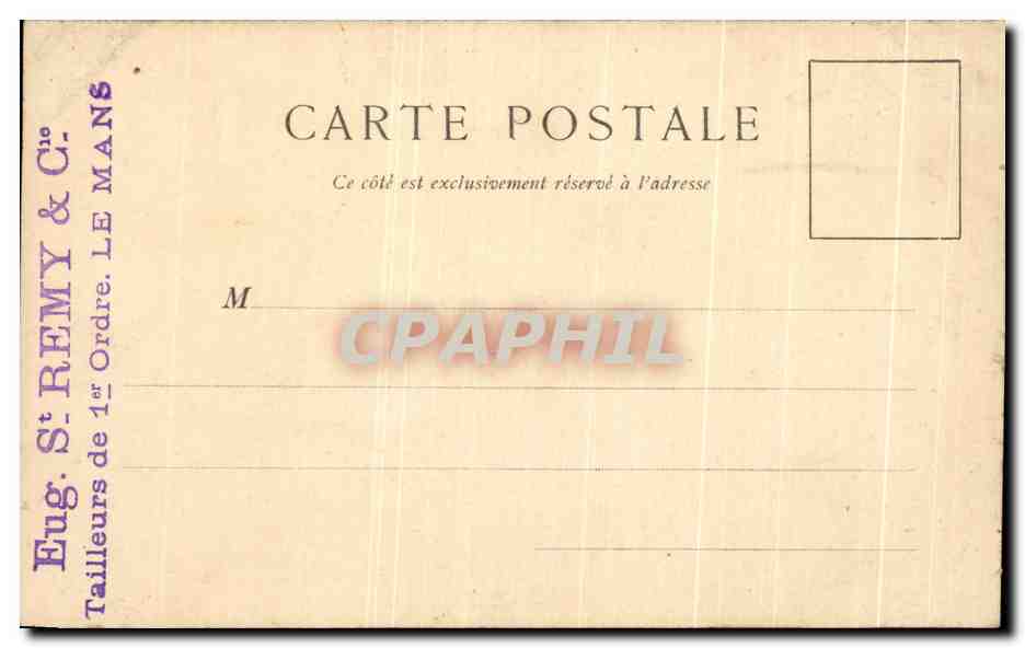 CPA Versailles Le Theatre d'eau — Verso