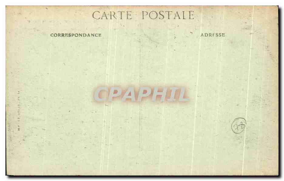 CPA Versailles Grand Trianon Le Nouveau Peristyle Grat New Peristvle — Rückseite
