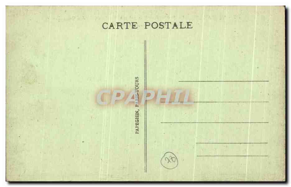 CPA Versailles Le Bassin du Char d'Apollon Les Grandes Eaux Basin of Apollon's Car Great Waters — Verso