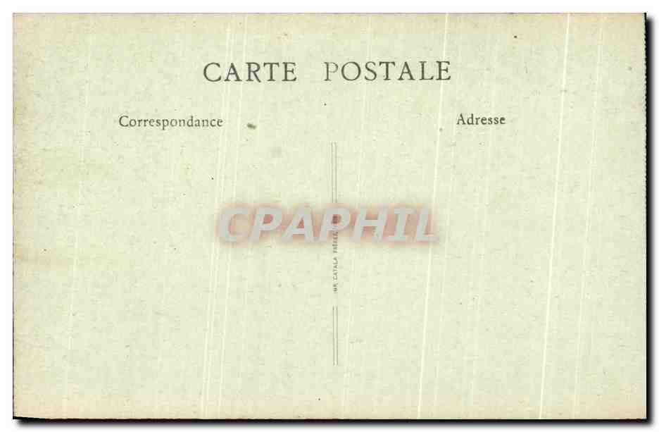 CPA Parc de Versailles Le Bassin de Latone et les Grandes Eaux — Verso