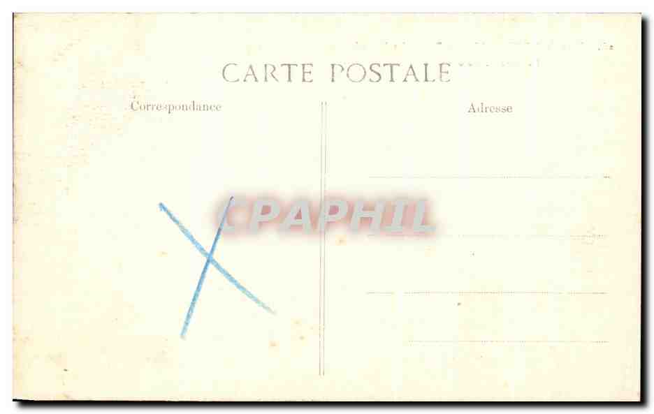 CPA Parc de Versailles Bassin des Lezards Parterre de latone — Verso