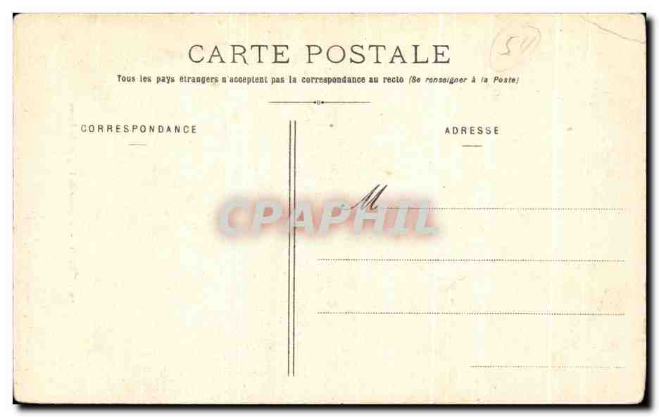 CPA Nancy Interieur de l'Eglise St Epvre  — Verso