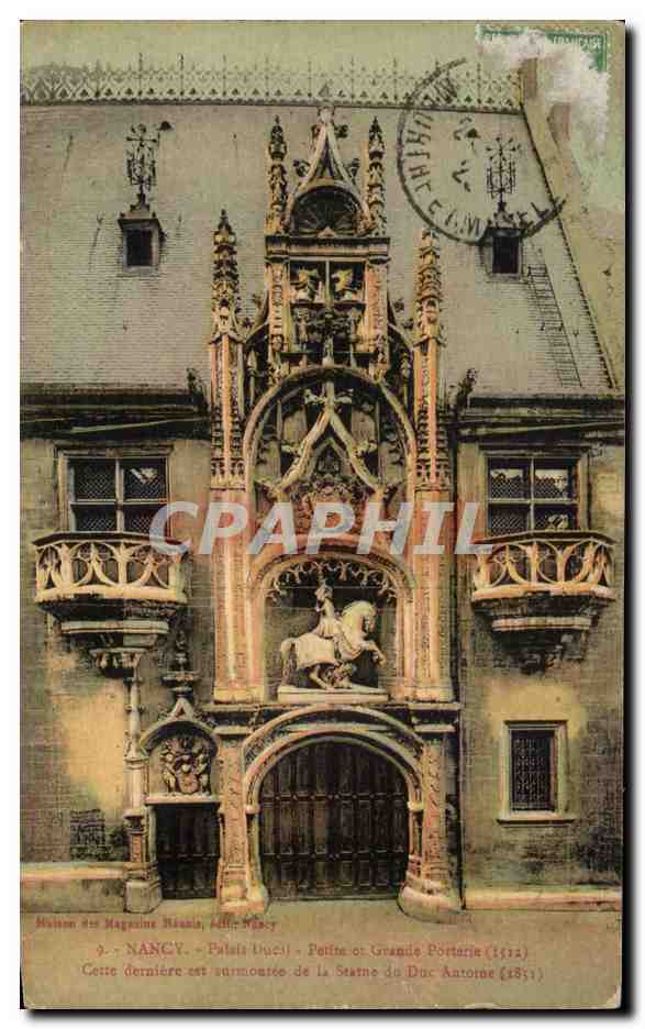 CPA Nancy Palais Petite et Grande Porterie 
