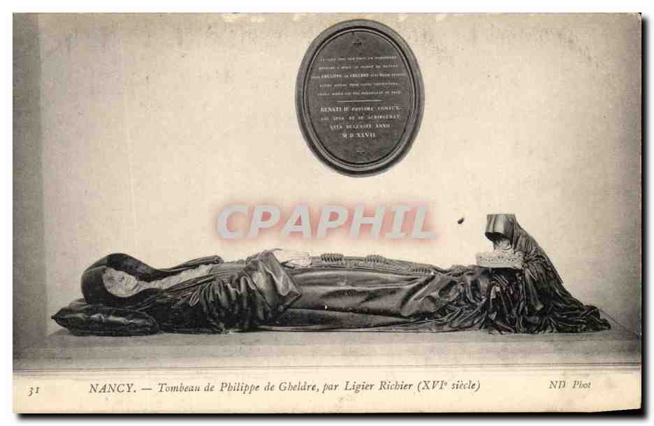 CPA Nancy Tombeau de Philippe de Gheldre par Ligier Ricbier