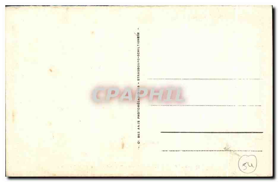CPA Nancy Etablissement Nancy Thermal Parc de la Source — Verso