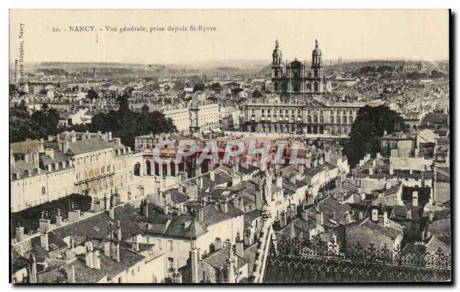 CPA Nancy Vue Generale Prise depuis St Epvre