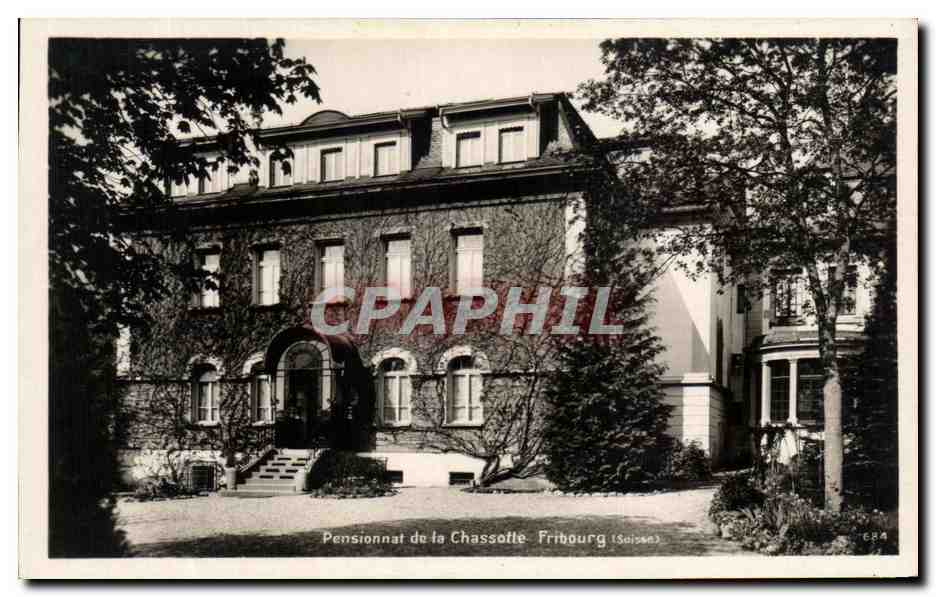 CPA Pensionnat De La Chassotte Fribourg