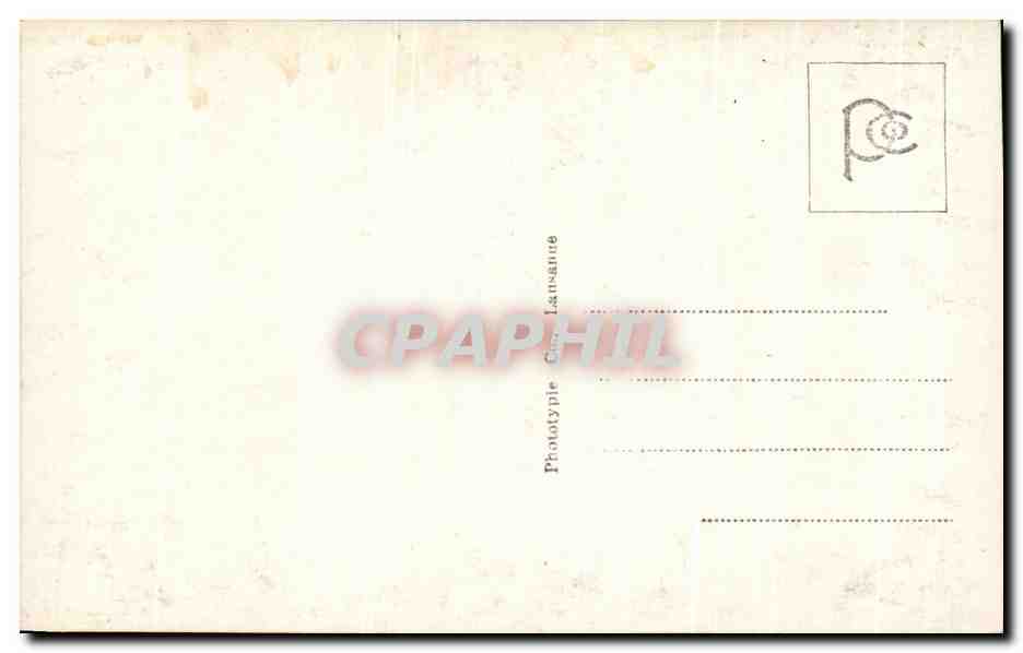 CPA Pensionnat De La Chassotte Fribourg — Verso