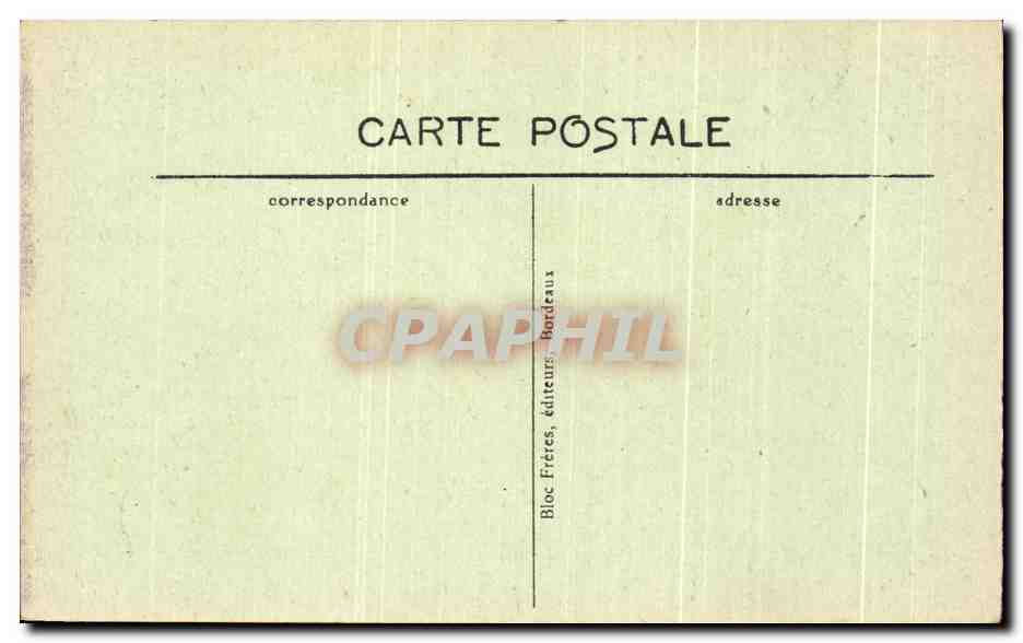 CPA Arcachon Un coin de la ville d'hiver — Rückseite