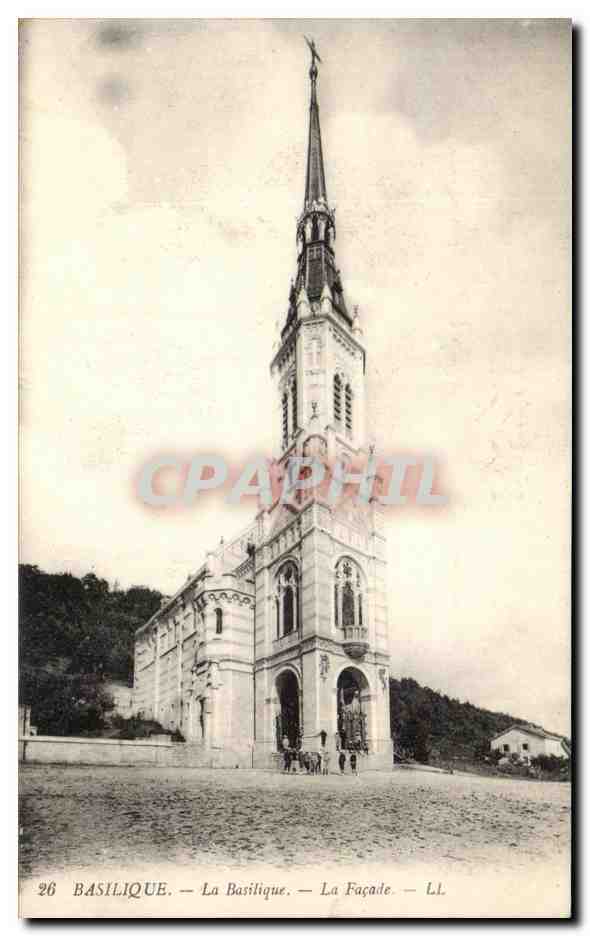 CPA Basilique La Basilique La Facade
