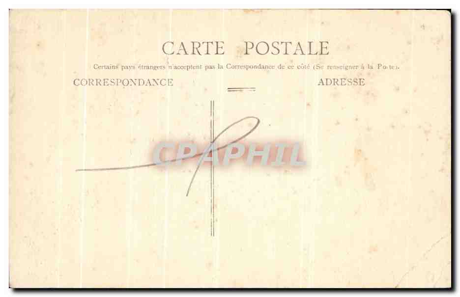 Porte du Château de Boulogne — ruines d'entrée — éditeur anonyme, n° de série non lisible — Verso