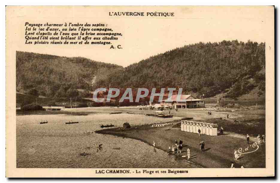See Chambon - Die Strandbadegäste — Die poetische Auvergne — Goutterages (P.-de-D.)