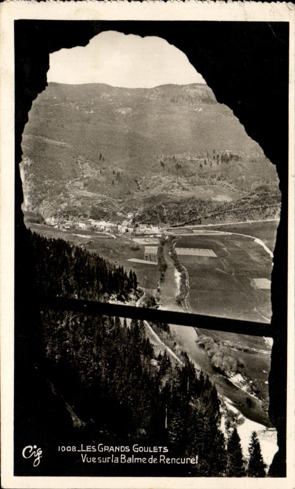 Les Grands Goulets — Vue sur la Balme de Rencurel — Cig, n°1008