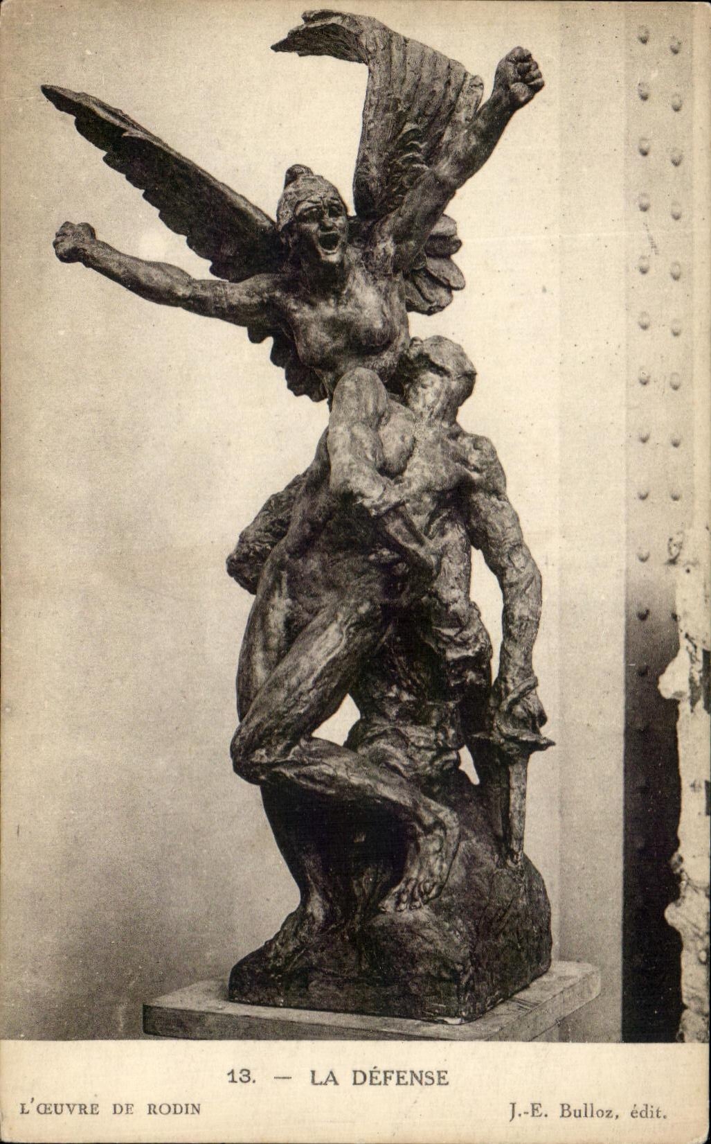 CPA La Defense L'Ozuvre De Rodin 