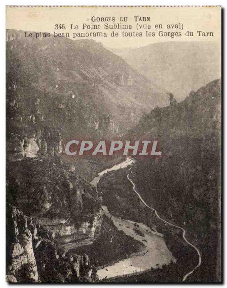 Gorges du Tarn — Le Point Sublime (vue en aval) — n° 346