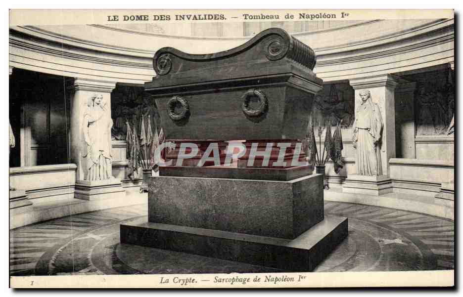 CPA Le Dome des Invalides Tombeau de Napoleon 1er La Crypte Sarcophoge de Napoleon