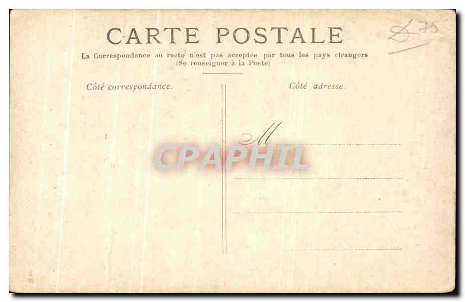 CPA Paris L'Eglise Saint Vincent de Paul  — Rückseite
