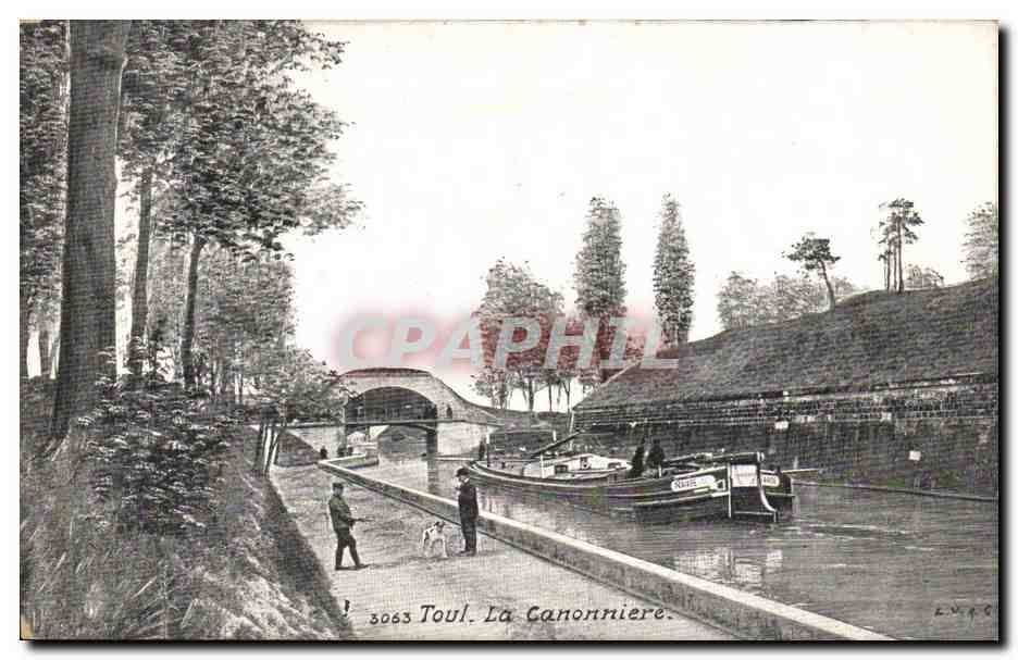 Toul. La Canonnière — Canal — Éditeur L. V. R. G. n° 3063