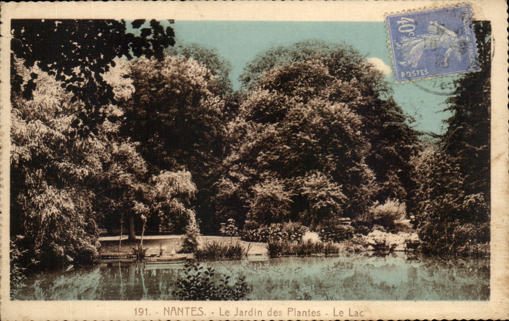 CPA Nantes Le Jardin des Plantes Le Lac