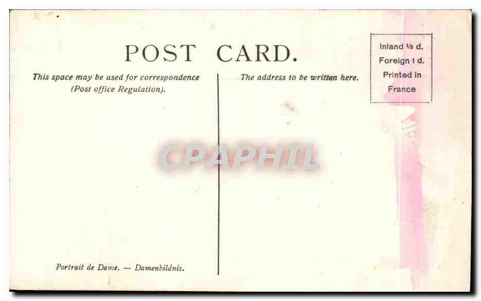 CPA Raeburn Sir Portrait of a Lady Dudgeon family — Verso