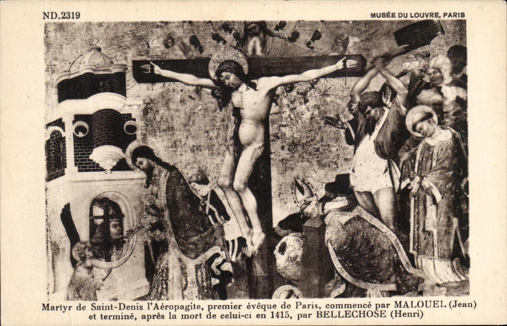 Martyr de Saint-Denis l'Aéropagite — Musée du Louvre, Paris — ND.2319 — Éditeur : Moutet, Paris