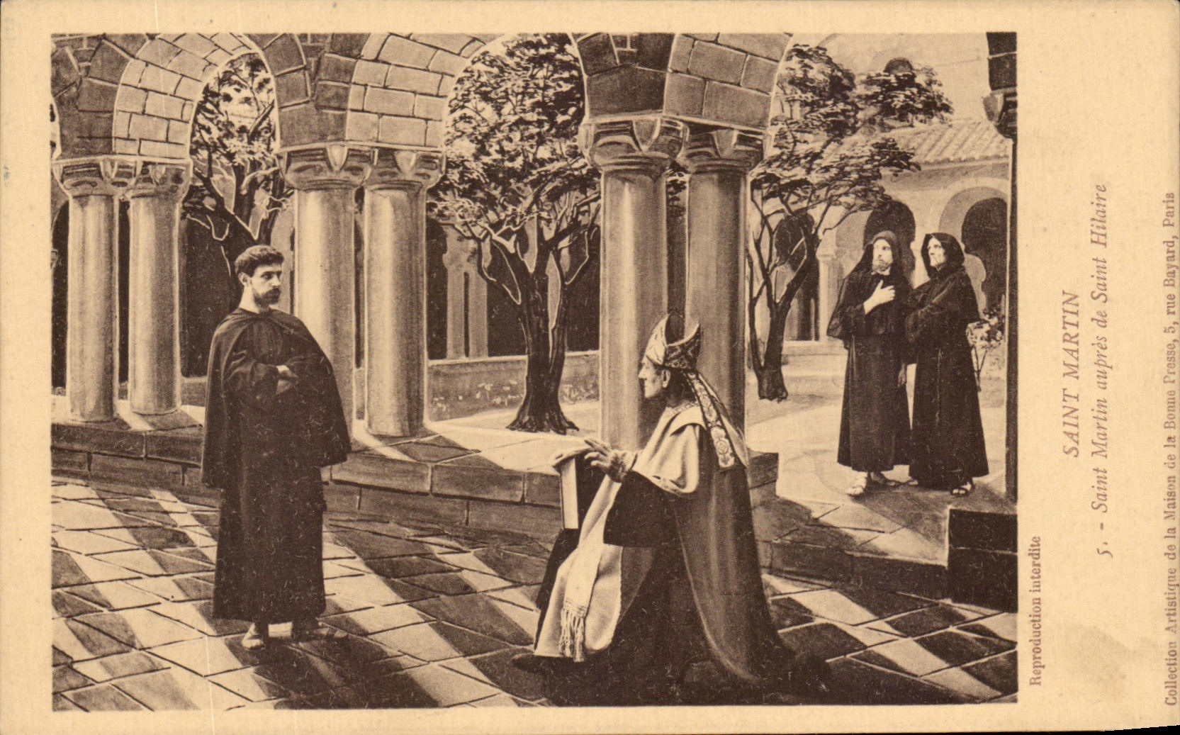 CPA Saint Martin aupres de Saint Hilaire 