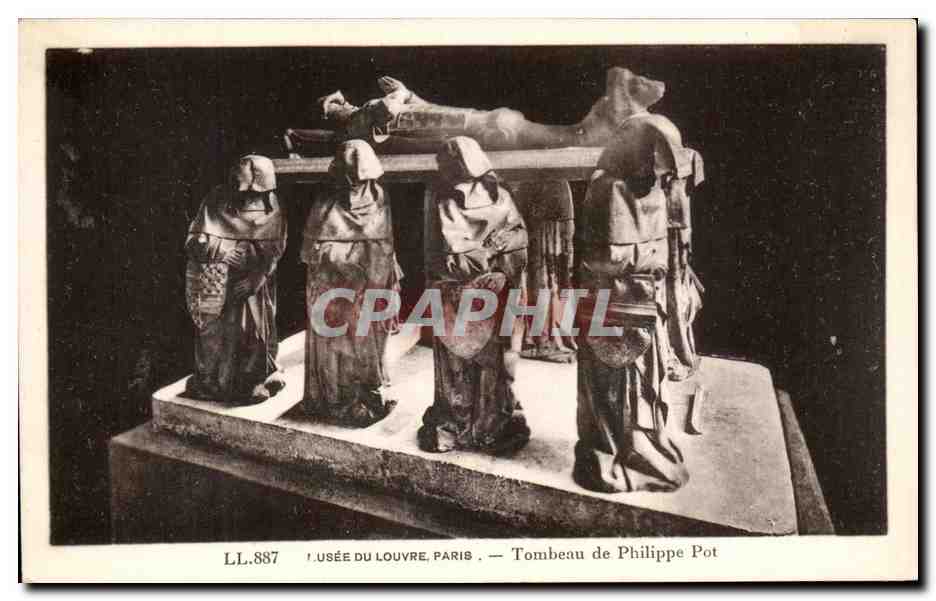 CPA musee Du Louvre Paris Tombeau de Philippe Pot