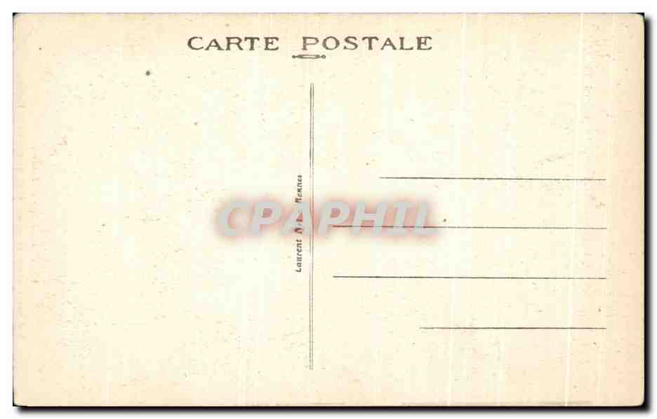 CPA Basilique de Josselin Tombeau d'Olivier de Clisson et de Marguerite de Rohan — Rückseite